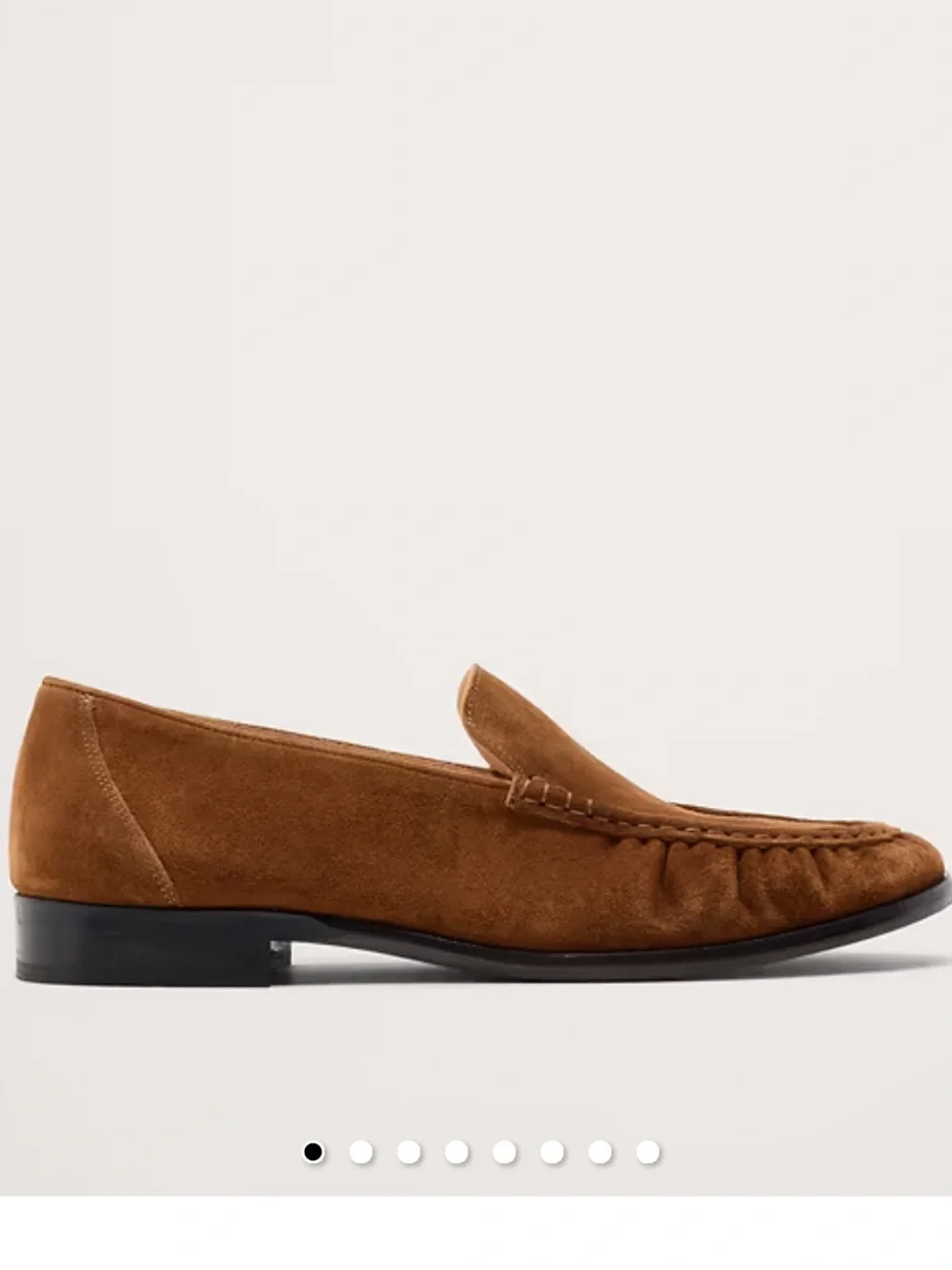 Men's banana republic SUEDE MOC-TOE LOAFER